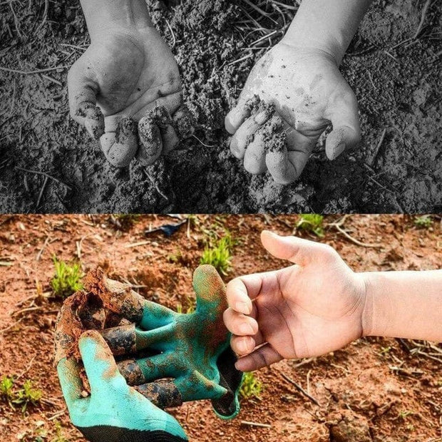 Gants de Jardinage Polyvalents - Griffes pour Creuser Intégrées